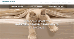Desktop Screenshot of parkviewseniorapartments.com